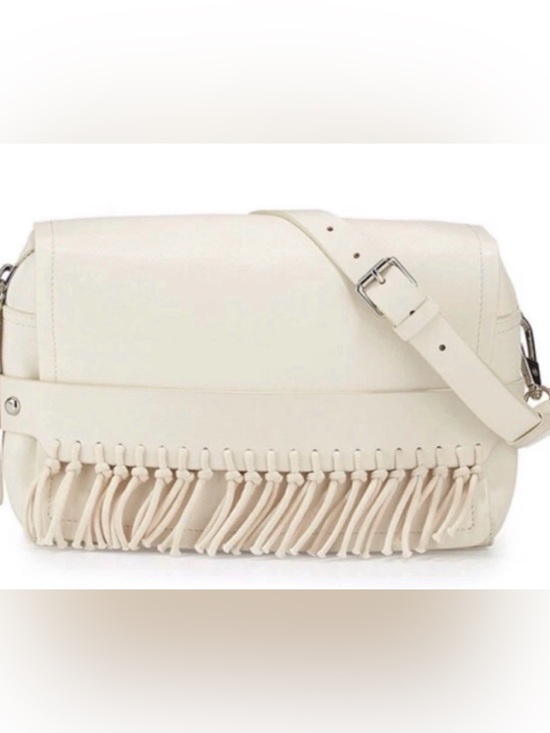 3.1 Phillip Lim Handbags - 3.1 Phillip Lim Bianca Small Fringe Leather Crossbody Shoulder Bag Ivory